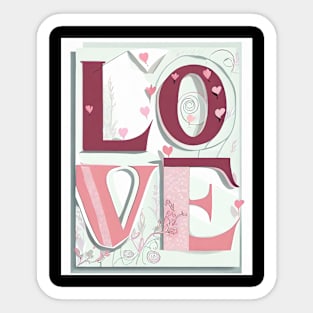 Valentine Love Sticker